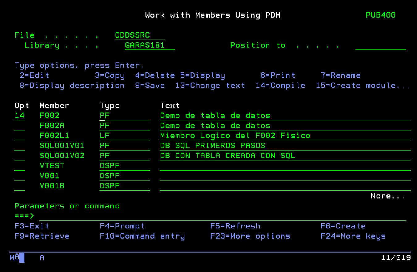 Compilamos el codigo